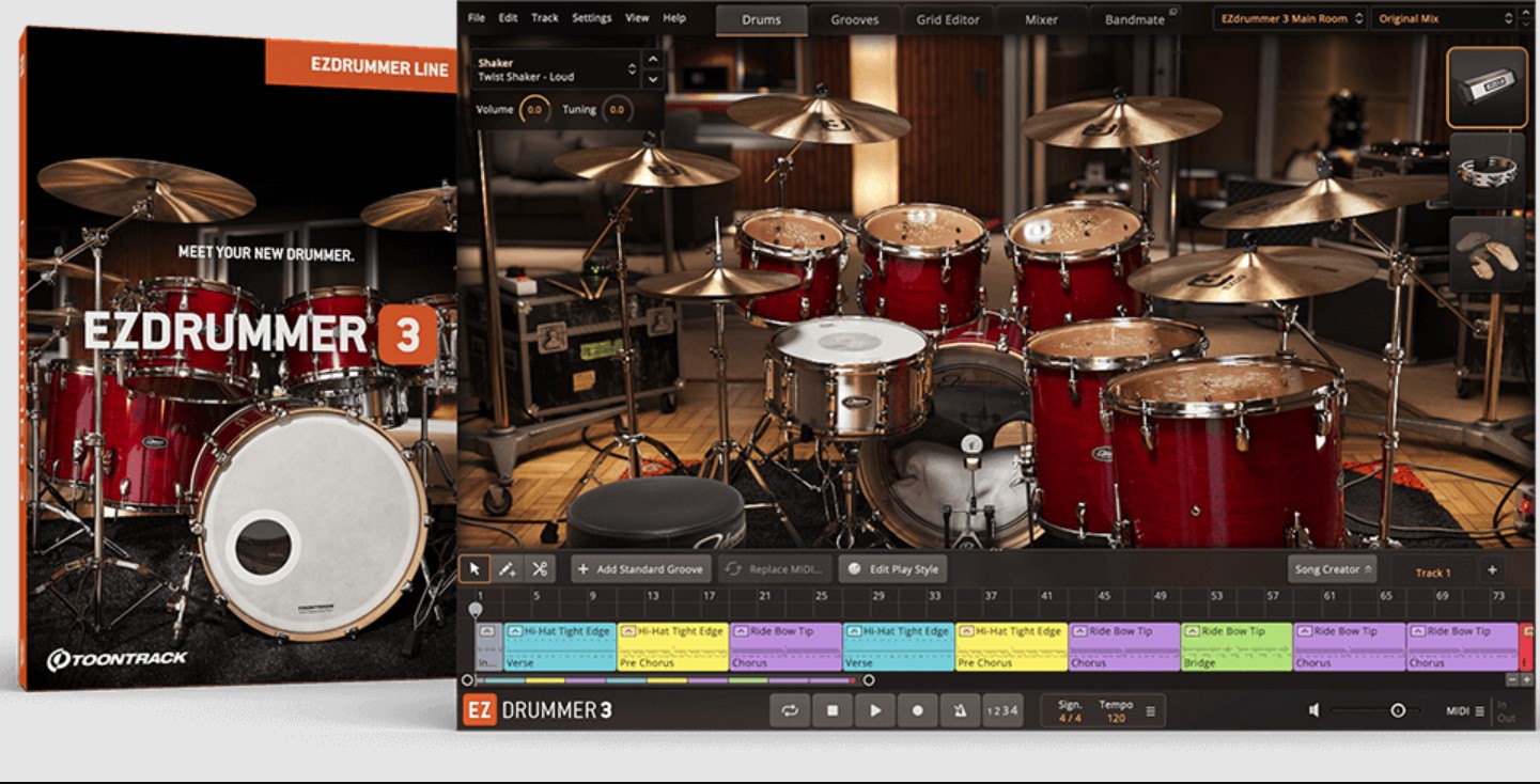 Toontrack EZdrummer  3  (Full Latest  Version)